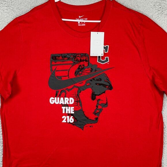 Cleaveland Guardians Guard 216 T-shirt Mens 2XL Red Short Sleeve Tee Nike NEW